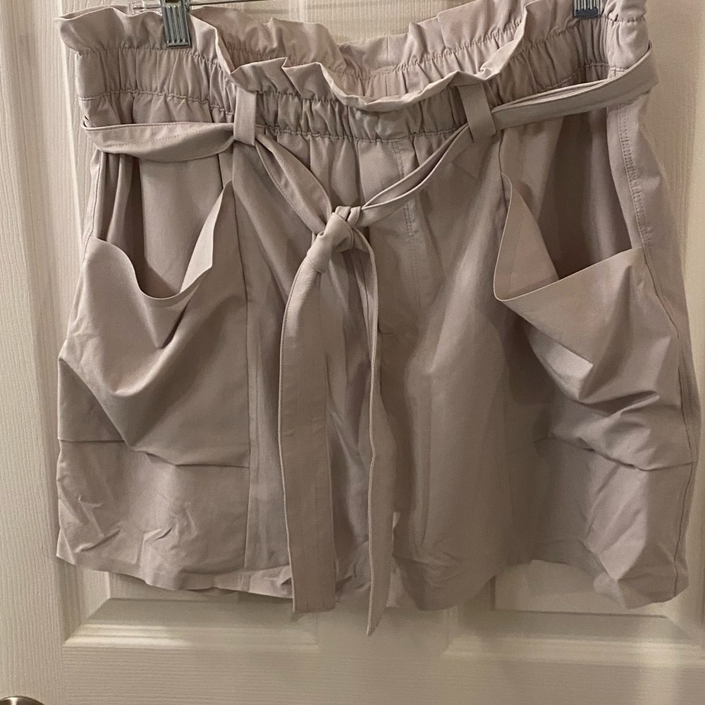 Lightweight Athleta Skort with paper bag waist